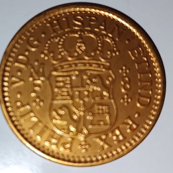 Vintage Gold Colored Pirates Island Token Panama City FL - Picture 2 of 4